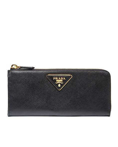 prada nero wallet|Black Saffiano Leather Wallet .